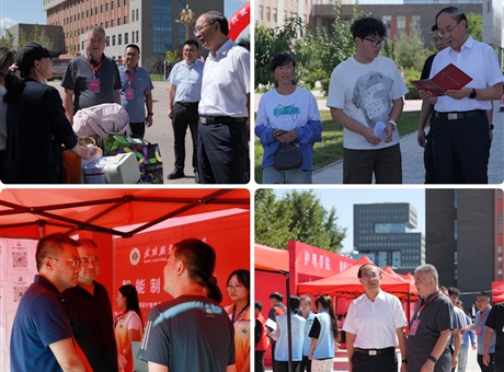 喜迎新同學(xué)｜校領(lǐng)導(dǎo)深入新生報到現(xiàn)場、公寓、餐廳走訪慰問新生及家長