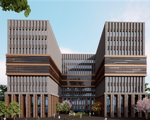 綜合實(shí)訓(xùn)樓效果圖一