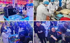 武威市、涼州區(qū)市場(chǎng)監(jiān)管部門走進(jìn)武威職業(yè)技術(shù)大學(xué)開展“你點(diǎn)我檢”食品安全惠民服務(wù)活動(dòng)